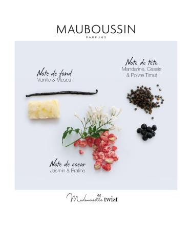 Mauboussin - Mademoiselle Twist 90ml (3 Fl Oz) - Eau de Parfum for Women - Floral Oriental & Gourmand Scents - Buy Online on GoSupps.com