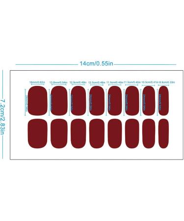 Nail Stickers Glitter Nail Wraps Polish Easy To Apply Nail Polish Stickers Semi-Cured Long Lasting Gel Nail Stickers Sets For Female Friends Women Girls CS031 - Buy Online on GoSupps.com