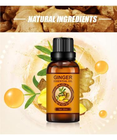 Slimming Belly Ginger Oil - Natural Anti-Aging Massage Oil for Abdominal Drainage (2PC) - International Shipping Available - Buy Online on GoSupps.com