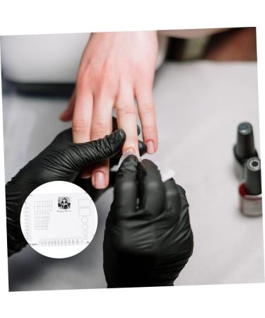 Housoutil Nail Art Soft Silicone Pad Nail Art Practice Pad Painting Polish Pad Rubber Nail Mat Nail Designs Practice Pad Nail Art Practice Mat Nail Set Manicure Silica Gel White - Buy Online on GoSupps.com