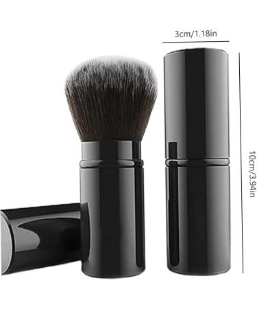 Blush Brush 4 Inch Retractable Blush Brush Travel Bronzer Brush Portable Makeup Brushes with Cover Powder Brushes for Blush Sunscreen Bronzer Powder Cosmetics - Buy Online on GoSupps.com
