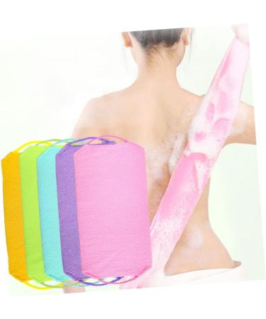 Beaupretty 1pc Pull Back Strip Bath Puff Loofah Back Cleaning Shower Strap Bath Loofahs Shower Scrub Body Powder Puff Bath Scrubber Bath Scrubber for Body Wash Towel Bath Supplies Bath Towel - Buy Online on GoSupps.com
