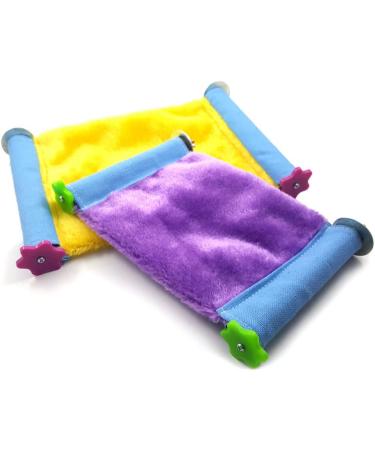 Cozy Winter Bird Nest House Bed Hammock Toy for Parrot Parakeet Cockatiel Conure African Grey - Perfect for Eclectus, Amazon, Lovebird, and More | Ideal for Hamsters, Rats, Chinchillas, and Small Pets - Cage Perch Included - Buy Online on GoSupps.com