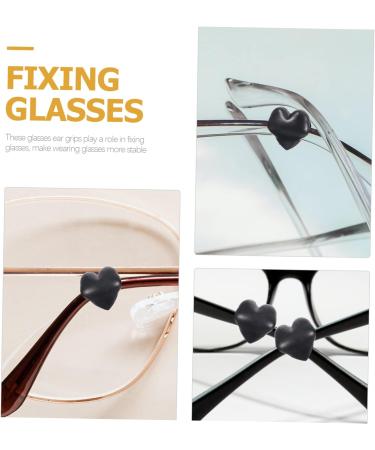 ERINGOGO 40 STK Non-Slip Glasses Legs | Silicone Love-Shaped Holders & Tips for Ironing | Slipproof Eyewear Support for Kids & Adults - Buy Online on GoSupps.com