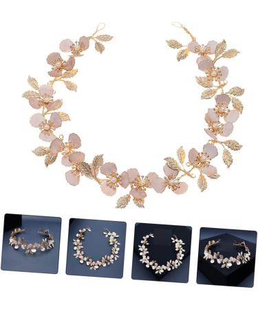 Ipetboom 1pc Hair Comb Flower Hair Accessories Hair Supply Wedding Photo Props Bridal Hair Clip Crystal Tiara Headpiece Bridal Hair Accessories Metal Hair Band Alloy Bride Pearl Mosaic - Buy Online on GoSupps.com