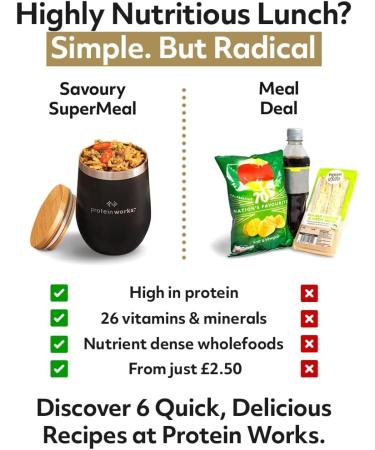 Protein Works Savoury SuperMeals Vegan High Protein Spaghetti BOL Amaze 900g - 10 Meals - Buy Online on GoSupps.com