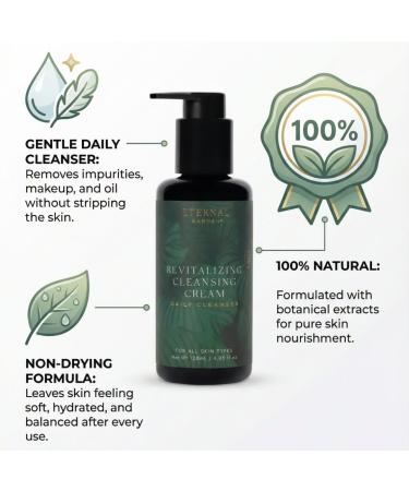 Eternal Garden - Revitalizing Cleansing Cream Cream-Based Hydrating Facial cleanser - Buy Online on GoSupps.com