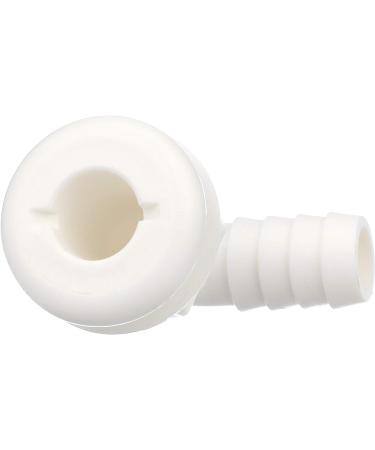 Seachoice 90-Degree Angled Thru-Hull Connector 0.75 in - White Finish | Marine Grade - Buy Online on GoSupps.com