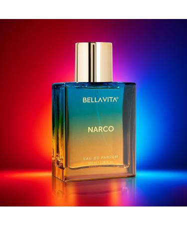 BELLA VITAS Narco Eau De Parfum Perfume with Bergamot Jasmine and White Musk| Premium EDP Long Lasting Woody Floral Fragrance for Men & Women 100 ML - Buy Online on GoSupps.com