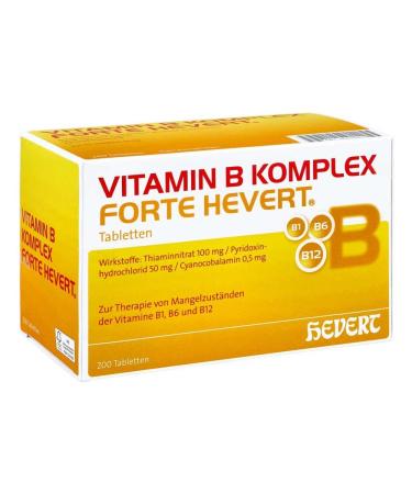 Vitamin B Complex forte Hevert tablets 200 tablets
