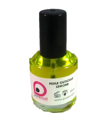 Nourishing oil for cuticles, repairing care, Purenail, 15 ml bottle, Lemon scent