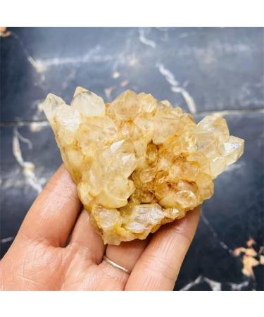 Natural Crystal Rough Natural Rough Stone Pineapple Crystal Cluster for Home Decoration (Size : 100-150g) - Buy Online on GoSupps.com