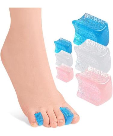Toe Splitter Thumb Valgus Corrector | Big Foot Bone-Orthosis Clip Pad | One Size Blue - Buy Online on GoSupps.com