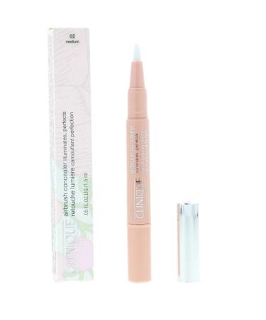 Clinique Airbrush Concealer  No. 02 Medium  0.05 Ounce