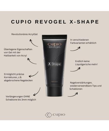  Cupio RevoGel Cupio X-Shape Celestial Silk 30g Acrylic Gel Polygel UV Acrylic Nails Acrylic Nails UV Gel Acrylic Nail Extension Gel - Buy Online on GoSupps.com