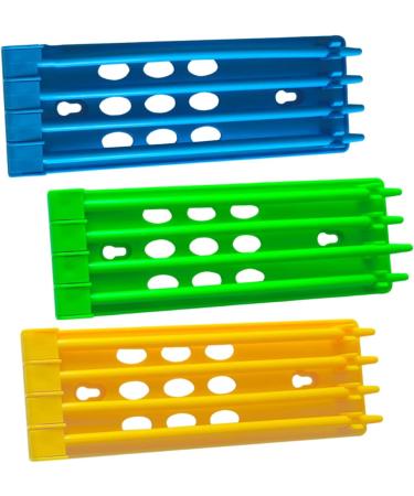 Angoily 6 Pcs Pigeon Ring Stand Training Band Holder Bird Ring Holder Chicks Foot Rings Stand Place Holder Chicken Labels Pigeon Leg Ring Organizer Racing Pigeon Ring Multicolor Plastic 20x7cmx2pcs As Shownx2pcs - Buy Online on GoSupps.com