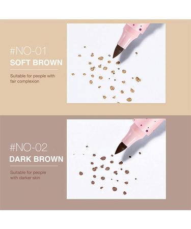 Buy Freckle Pen | Natural Lifesize Waterproof Makeup Tool - Soft Brown for Lifelike Freckles - Buy Online on GoSupps.com
