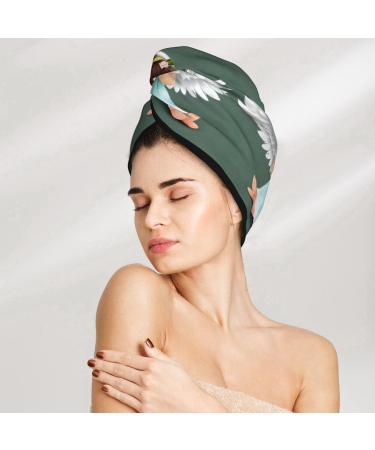 Buy Cute Angel Dry Hair Cap - Soft Super Absorbent & Elastic for Quick Drying Long Thick Hair | Ideal for Women & Girls - Buy Online on GoSupps.com