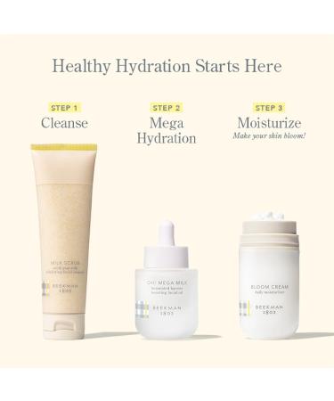 Beekman 1802 Oh! Mega Milk Facial Oil - Niacinamide & Vitamin C - Hydrating & Barrier Boosting - Fragrance Free - Cruelty Free - 0.5 Fl Oz - Buy Online on GoSupps.com