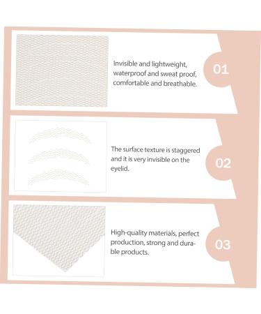 FOMIYES 20pcs Lace Double Eyelid Sticker Stickers Double Eyelid Shaping Sticker Double Eyelid Tape for Girl - Buy Online on GoSupps.com