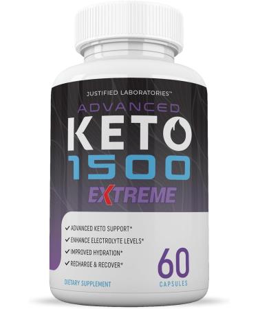 Advanced Keto 1500 Extreme Pills 1675MG New & Improved Formula Contains Apple Cider Vinegar Extra Virgin Olive Oil Powder Green Tea Leaf 60 Capsules - Buy Online on GoSupps.com