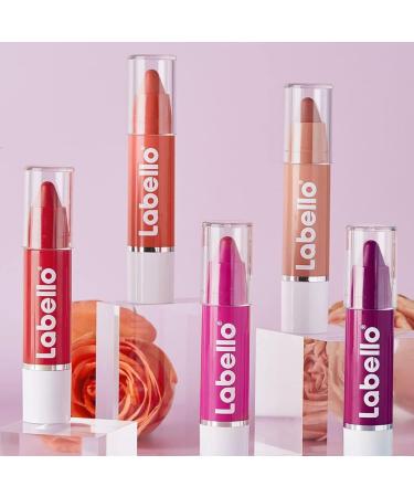  Labello Labello Lipstick Crayon Black Cherry Color Butter Lip Crayon with Enriched Formula of Natural Oils Moisturizing and Nourishing - 2 Sticks - Buy Online on GoSupps.com