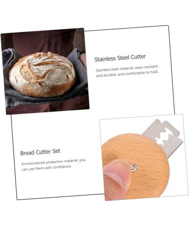 Bestonzon 2 Sets Decorative Bread Tools - Pizzaschneider Brotlame & Folding Razor Plane Cutter - Stainless Steel for Pastry & Household Use - Buy Online on GoSupps.com