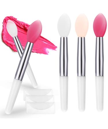WLLHYF Silicone Lip Brushes Colorful Lipstick Applicator Brushes Reusable Silicone Lip Brushes for Lipstick Lip Mask Makeup Brushes(3pcs) - Buy Online on GoSupps.com