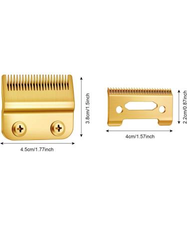 Walory Hair Clipper Blade - 2Pcs Hair Clipper Blade Cutter Head Replacement Blade for Wahl Electric Hair Trimmer Shaver Trimmers Clipper Accessories Gold - Buy Online on GoSupps.com