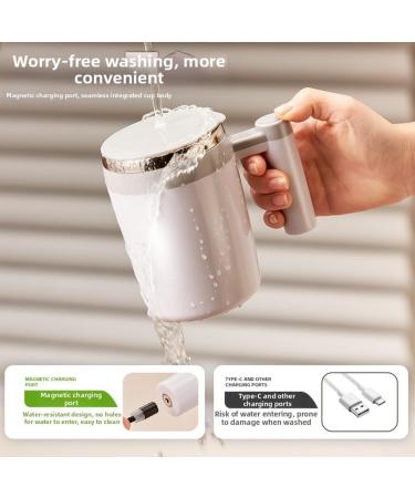 Tasse de voyage 400 ml double paroi en acier inoxydable 304 et agitation magn tique automatique 7000 tr/min pour caf milkshakes et boissons en poudre (noir obsidienne) - Buy Online on GoSupps.com