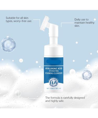 Hydrating Facial Cleansing Mousse - Gentle Cleansing Moisturizing & Exfoliating For Smooth Nourished Skin(3PCS) - Buy Online on GoSupps.com