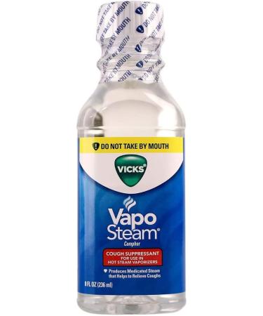 Vicks VapoSteam Liquid 8 Ounce - Fast-Acting Relief for Congestion - Buy Online on GoSupps.com