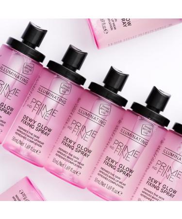 Catrice Prime & Fine Illuminating Dewy Glow Spray - Transparent, Fast Drying Fixing Spray - Paraben Free, Vegan, Cruelty Free - 1.69 Fl Oz - Buy Online on GoSupps.com