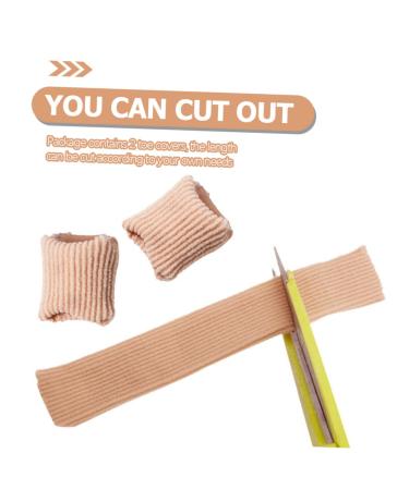 8 Pcs Elastic Toe Protectors for Women - Hammer Toe Bandages and Pinky Toe Tubes - Reusable and Cuttable Protector Sleeves - Buy Online on GoSupps.com