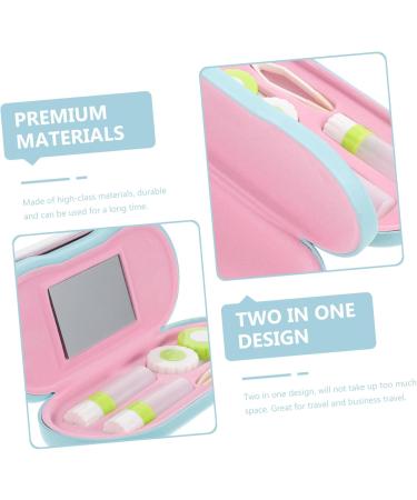 Shop JECOMPRIS Double-Layer Glasses & Storage Case | Versatile Travel Accessories for Tweezers Breast Milk & Contact Lens Solutions International Shipping Available! - Buy Online on GoSupps.com