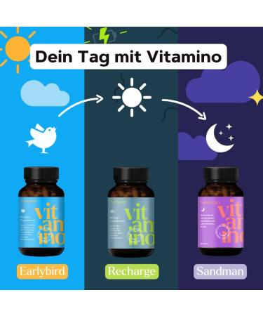 Vitamino Calculation Caffeinated Capsules | Boost Mental Performance | Vegan Gluten-Free & Lactose-Free with Guarana Green Tea & B Vitamins - Buy Online on GoSupps.com