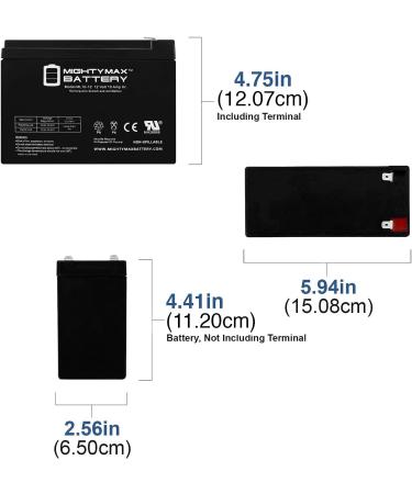 Mighty Max 12V 10AH Battery Replacement for DataShield AT500 UPS | Reliable Power Solutions - Buy Online on GoSupps.com