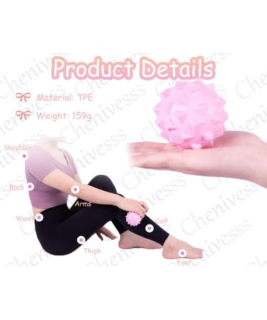 Massage Balls Set - 5-Piece Hedgehog & Peanut Balls for Neck Back Shoulder & Foot Relief | International Shipping - Buy Online on GoSupps.com