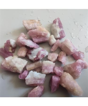 100g 50g Natural Brazilian Rubellite Red Tourmaline Rought Stone Rubellite Stones Crystal Specimens Decoration Stone Home Collections (Color : 100g Size : 2-5mm) 2-5mm 100g - Buy Online on GoSupps.com