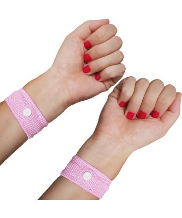 SwimCell Travel Sickness Bands - Adult & Children Wristbands for Morning Sickness Relief (Pink) - 1 Pair - Buy Online on GoSupps.com