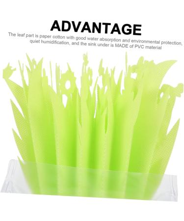 Toddmomy 3pcs Reptile Humidifier Terrarium Tank Plants Shaped Humidifier Artificial Plant Pvc Light Green - Buy Online on GoSupps.com