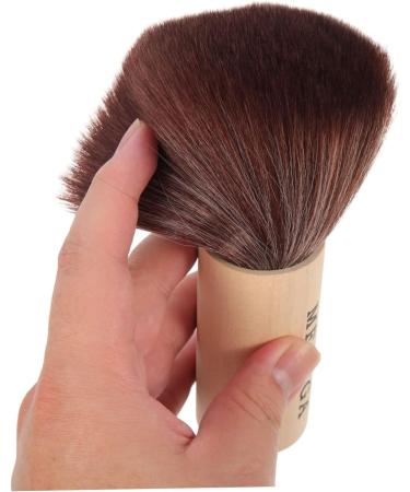 minkissy Record Cleaning Brush Face Makeup Foundation Makeup Make up Blending Highlighter Makeup Brush Face Wooden Handle Mix Miss Blush Brush - Buy Online on GoSupps.com