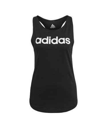adidas Female Adult Essentials Loose Logo Tank (1-Pack) L Black/White