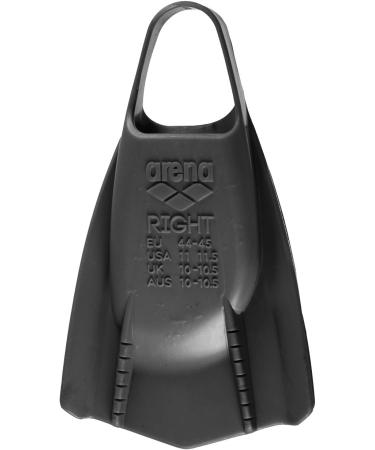ARENA Unisex Adult Powerfin Pro Swim Training Fins Men and Women - Black - Size 7.5-9 - Buy Online on GoSupps.com