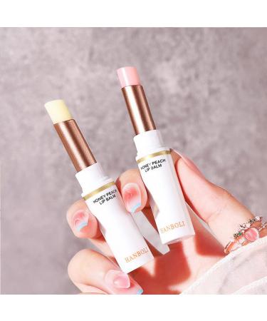 Peach Color Changing Lipstick & Lip Balm Set | Magic PH Lip Gloss Tint | Long Lasting Moisturizing Korean Lip Stain for Women - Buy Online on GoSupps.com