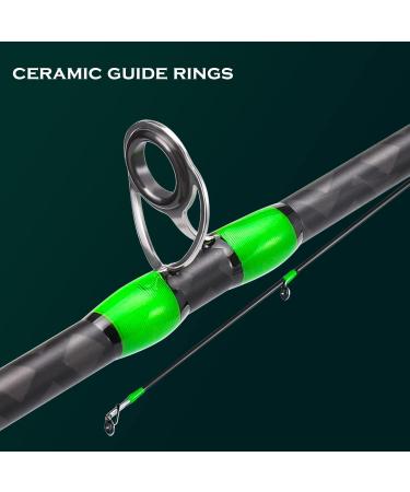 Soougayilang 2.1m Graphite Spinning Rods - Lightweight Cork Handle Fishing Rods for Pike Perch Trout | Sweetwater & Saltwater - Buy Online on GoSupps.com