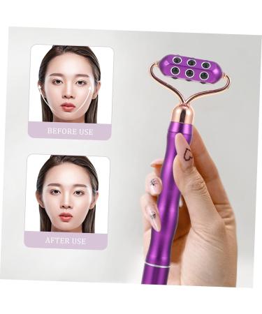 DOITOOL Facial Tool Facial Eye Care Hand Tools Eyelid Wisking Tool Electric Under Eye Roller Metal Eye Roller Eye Tool Dark Circle Remover Eye Mini Eye Supplies Purple Face - Buy Online on GoSupps.com