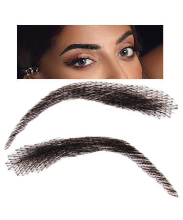 Sourcils artificiels - 1 paire de sourcils r utilisables | Extensions de sourcils faites la main en cheveux naturels | Sourcils cosm tiques respirants pour costumes cosplay maquillage ZL1