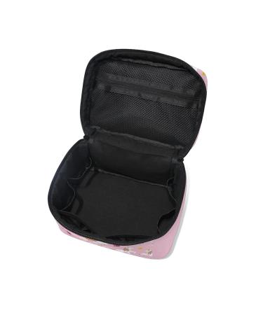 Girls Unicorn Rainbow Pink Makeup Bag | Large Cosmetic Organizer & Toiletry Bag for Women & Ladies - Buy Online on GoSupps.com