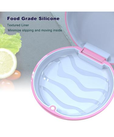 Orthodontic Aligner Case with Magnetic Closure & Textured Liner - Pink (2Pcs Aligner Removal Tools) - for Invisalign & Night Guard - Buy Online on GoSupps.com